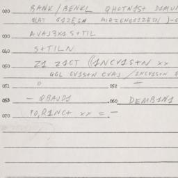 Eastern questionnaire, answ...