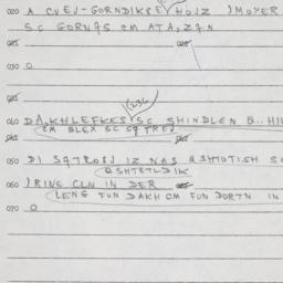 Eastern questionnaire, answ...