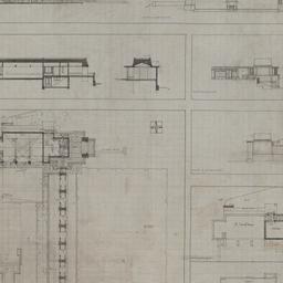 Working drawing #5: Garage,...