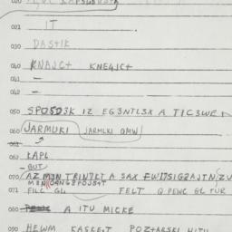 Eastern questionnaire, answ...