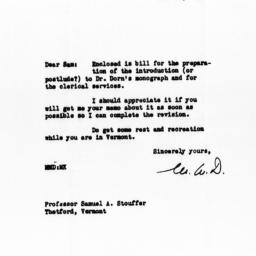 Letter from Michael M. Davi...