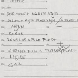 Eastern questionnaire, answ...