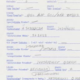 Western questionnaire, answ...
