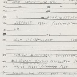 Eastern questionnaire, answ...