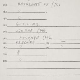 Eastern questionnaire, answ...