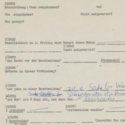 Western questionnaire, answ...