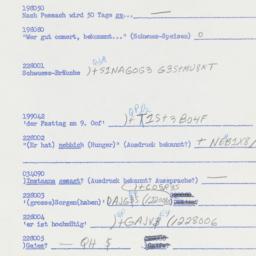 Western questionnaire, answ...