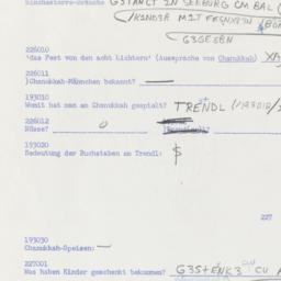 Western questionnaire, answ...