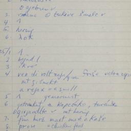 Eastern questionnaire, blue...