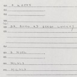 Western questionnaire, answ...