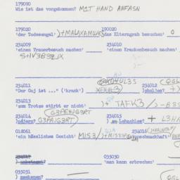 Western questionnaire, answ...
