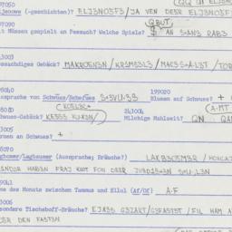 Western questionnaire, answ...