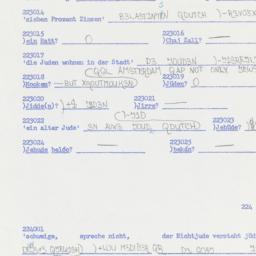 Western questionnaire, answ...