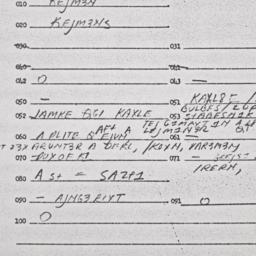 Eastern questionnaire, answ...