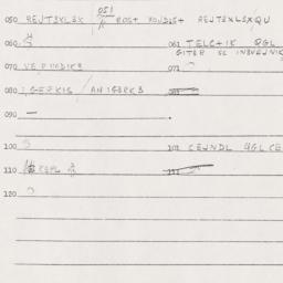 Eastern questionnaire, answ...