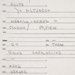 Eastern questionnaire, answ...