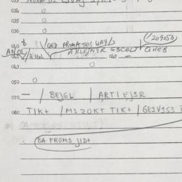 Eastern questionnaire, answ...