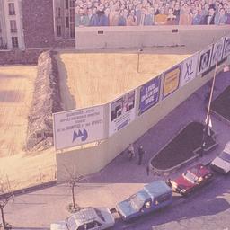 Aerial view of site.