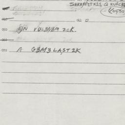Eastern questionnaire, answ...