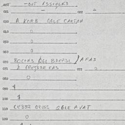 Eastern questionnaire, answ...