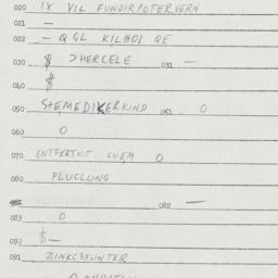 Eastern questionnaire, answ...