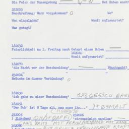 Western questionnaire, answ...