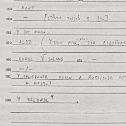 Eastern questionnaire, answ...