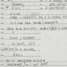 Eastern questionnaire, answ...