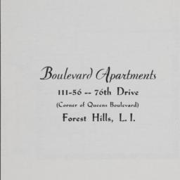 Boulevard Apartments, 111-5...