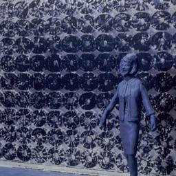 Model, detail of figure in ...
