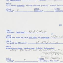 Western questionnaire, answ...