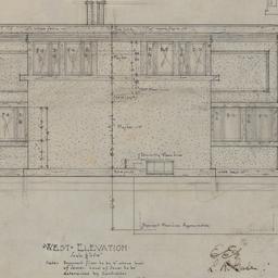 West elevation