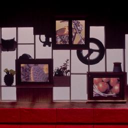 Model, interior decoration.