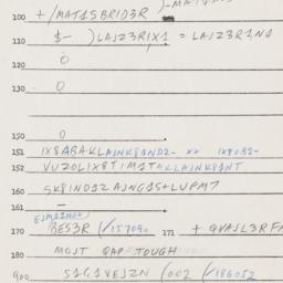 Eastern questionnaire, answ...