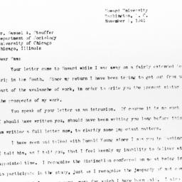 Letter from Sterling A. Bro...