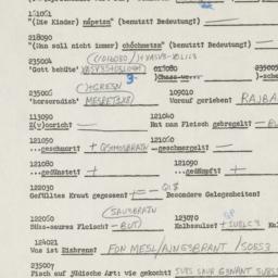 Western questionnaire, answ...