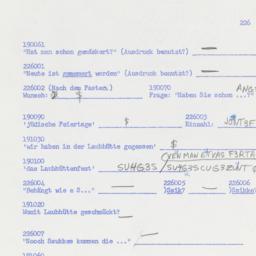 Western questionnaire, answ...