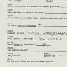 Western questionnaire, answ...