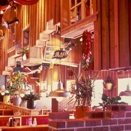 Interior view, dining area.