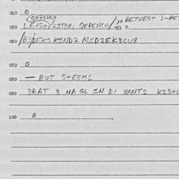 Eastern questionnaire, answ...