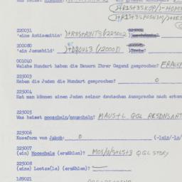 Western questionnaire, answ...