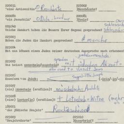 Western questionnaire, answ...