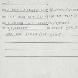 Eastern questionnaire, answ...