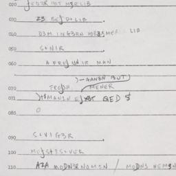 Eastern questionnaire, answ...