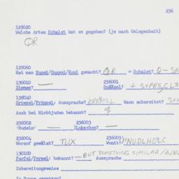 Western questionnaire, answ...