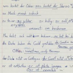 Western questionnaire, answ...