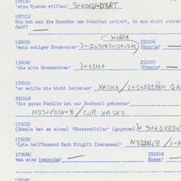 Western questionnaire, answ...
