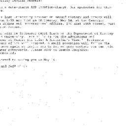 Announcements, 2002-05-14. ...