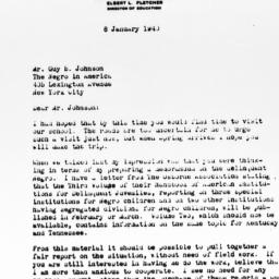 Letter from Daniel P. Clark...