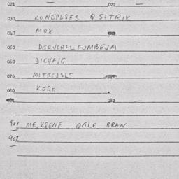 Eastern questionnaire, answ...